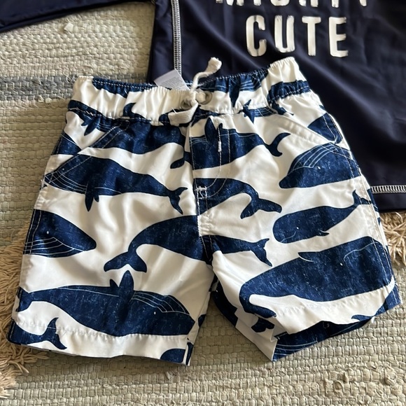 Carters 9mo Bathing Suit Set - Picture 2 of 3
